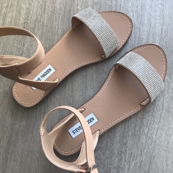 steve madden crystal sandals